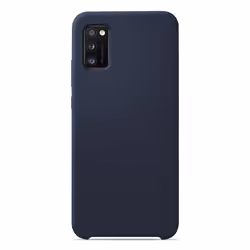 Coque silicone Soft Touch - Samsung - Galaxy A41 - Bleu - Antichoc - Recharge sans fil
