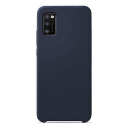 Coque silicone Soft Touch - Samsung - Galaxy A41 - Bleu - Antichoc - Recharge sans fil