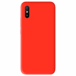 Coque en silicone rouge - Compatible Xiaomi Redmi 9A Xiaomi Redmi 9AT Xiaomi Redmi 9i