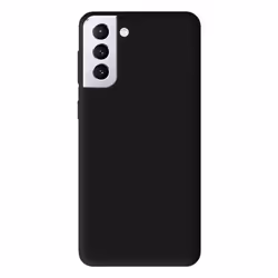 Coque en silicone noir - Compatible Samsung Galaxy S21 Plus