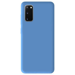 Coque en silicone bleu ciel - Compatible Samsung Galaxy S20 FE