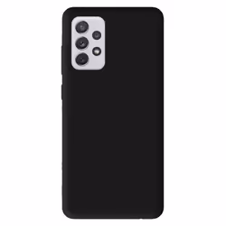 Coque en silicone noir - Compatible Samsung Galaxy A52