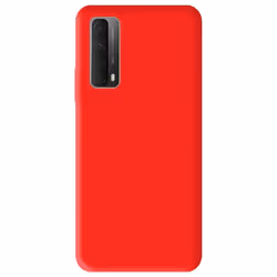 Coque en silicone rouge - Compatible Huawei P Smart 2021