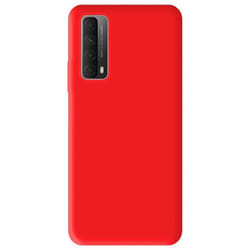 Coque en silicone rouge - Compatible Huawei P Smart 2021