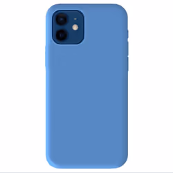 Coque en silicone bleu - Compatible Apple iPhone 12 Apple iPhone 12 Pro