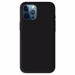 Coque en silicone noir - Compatible Apple iPhone 12 Pro Max