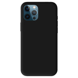 Coque en silicone noir - Compatible Apple iPhone 12 Pro Max