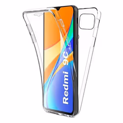 Coque intégrale 360°- Compatible Xiaomi Redmi 9C – Double protection transparente