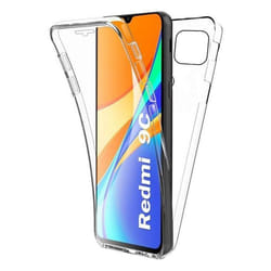 Coque intégrale 360°- Compatible Xiaomi Redmi 9C – Double protection transparente