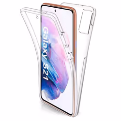 Coque intégrale 360°- Compatible Samsung Galaxy S21 – Double protection transparente