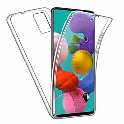 Coque intégrale 360°- Compatible Samsung Galaxy A81 Galaxy Note 10 Lite – Double protection transparente