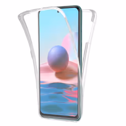 Coque intégrale 360°- Compatible Xiaomi Redmi Note 10 Redmi Note 10S – Double protection transparente