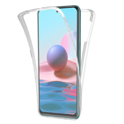 Coque intégrale 360°- Compatible Xiaomi Redmi Note 10 Redmi Note 10S – Double protection transparente