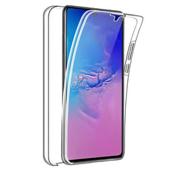 Coque intégrale 360°- Compatible Samsung Galaxy S10 Lite – Double protection transparente