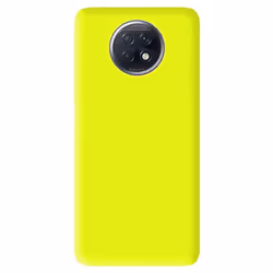Coque en silicone jaune fluo - Compatible Xiaomi Redmi Note 9T 5G
