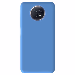 Coque silicone - Xiaomi - Redmi Note 9T 5G - Mat bleu - Protection antichoc - Accès libre fonctionnalités