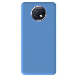 Coque silicone - Xiaomi - Redmi Note 9T 5G - Mat bleu - Protection antichoc - Accès libre fonctionnalités