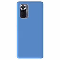 Coque en silicone bleu ciel - Compatible Xiaomi Redmi Note 10 Pro