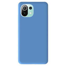 Coque en silicone bleu ciel - Compatible Xiaomi Mi 11 Lite