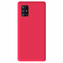 Coque en silicone rose flash - Compatible Samsung Galaxy A71 5G