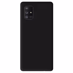 Coque en silicone noir - Compatible Samsung Galaxy A71 5G