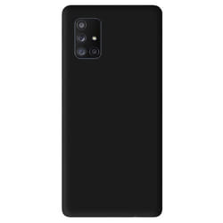 Coque en silicone noir - Compatible Samsung Galaxy A71 5G