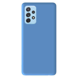 Coque en silicone bleu - Compatible Samsung Galaxy A32 4G