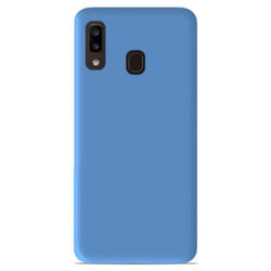 Coque en silicone bleu ciel - Compatible Samsung Galaxy A20 Samsung Galaxy A30