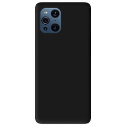 Coque en silicone noir - Compatible Oppo Find X3 Oppo Find X3 Pro