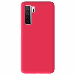 Coque en silicone rose flash - Compatible Huawei P40 Lite 5G