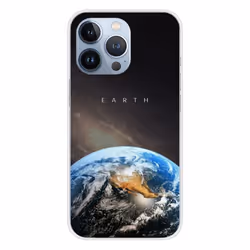 Coque en silicone - Compatible Apple iPhone 13 Pro - design earth