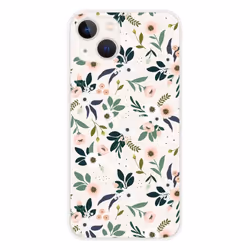 Coque en silicone - Compatible Apple iPhone 13 - design flowers