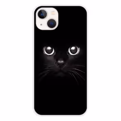 Coque en silicone - Compatible Apple iPhone 13 - design yeux de chat