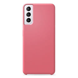 Coque en silicone Soft Touch - Samsung - Galaxy S21 Plus - Rose - Antichoc - Recharge sans fil