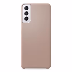 Coque silicone Soft Touch - Samsung - Galaxy S21 - Sable-rose - Antichoc - Recharge sans fil