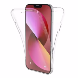 Coque intégrale 360°- Compatible Apple iPhone 13 – Double protection transparente