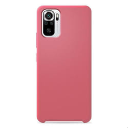 Coque silicone Soft Touch - Xiaomi - Redmi Note 10/10S - Rose - Antichoc - Recharge sans fil