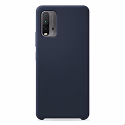 Coque silicone Soft Touch - Xiaomi - Redmi 9T - Bleu - Antichoc - Recharge sans fil