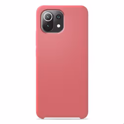 Coque silicone Soft Touch - Xiaomi - Mi 11 Lite - Rose - Antichoc - Recharge sans fil