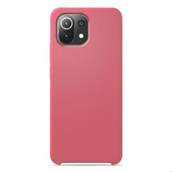 Coque silicone Soft Touch - Xiaomi - Mi 11 Lite - Rose - Antichoc - Recharge sans fil