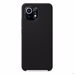 Coque silicone Soft Touch - Xiaomi - Mi 11 - Noir - Antichoc - Recharge sans fil