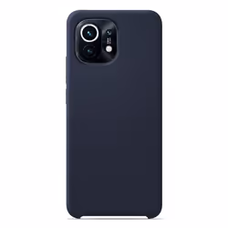Coque silicone Soft Touch - Xiaomi - Mi 11 - Bleu - Antichoc - Recharge sans fil