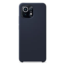 Coque silicone Soft Touch - Xiaomi - Mi 11 - Bleu - Antichoc - Recharge sans fil