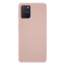 Coque silicone Soft Touch - Samsung - Galaxy S10 Lite - Sable-rose - Antichoc - Recharge sans fil