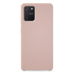 Coque silicone Soft Touch - Samsung - Galaxy S10 Lite - Sable-rose - Antichoc - Recharge sans fil