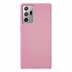 Coque silicone Soft Touch - Samsung - Galaxy Note 20 Ultra - Rose - Antichoc - Recharge sans fil