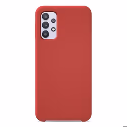 Coque silicone Soft Touch - Samsung - Galaxy A32 4G - Rouge - Antichoc - Recharge sans fil