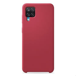 Coque silicone Soft Touch - Samsung - Galaxy A12 5G - Rouge - Antichoc - Recharge sans fil