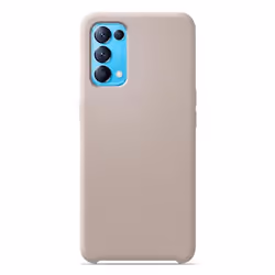 Coque silicone Soft Touch - Oppo - Reno 5 Pro 5G - Sable-rose - Antichoc - Recharge sans fil
