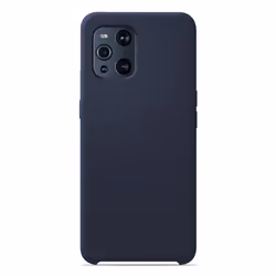 Coque silicone Soft Touch - Oppo - Find X3/X3 Pro - Bleu - Antichoc - Recharge sans fil